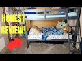 Twin-over-Twin Bunk Bed Review Converts to Two Twin Beds