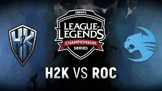 H2K vs. ROC - Week 6 Day 1 | EU LCS Summer Split | H2k-Gaming vs. Team Roccat (2018)