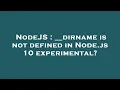 NodeJS -