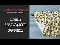 Valance Lined Curtain - Make It Monday