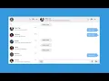 Bootstrap Chat App UI HTML CSS SCSS Web Design Development