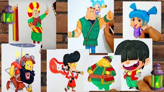 جميع رسوماتى لكل شخصيات فنانيس Mbc رمضان يجمعنا 