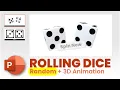 ROLLING DICE in PowerPoint Random 3D Animations PowerPoint Tutorial Free Download