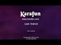 Last Dance (Single Version) - Donna Summer | Karaoke Version | KaraFun