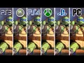 TMNT Mutants in Manhattan 2016 PS3 vs XBOX 360 vs PS4 vs XBOX ONE vs PS4 Pro vs PC