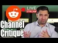 Reddit Newtubers Live session Critique How to improve your YouTube channel Critique Live