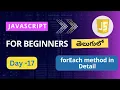 foreach method in JavaScript foreach method in telugu foreach method arrays in JavaScript
