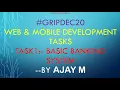 Task-1 Basic Banking System The Spark foundation Web Mobile Development Tasks