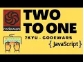 Two to One 7kyu codewars Javascript