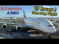 World s longest Airbus A380 flight Dubai to Auckland Emirates Premium Eco Flight Report