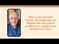 Download Lagu Wat is het verschil tussen de religieuze en degene die het geloof praktiseert volgens het Woord?