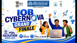IOB Cybernova Hackathon 2026 - Youtube Livestream