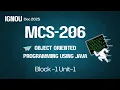 IGNOU MCS-206 Object Oriented Programming Using Java Dec 2025 TEE