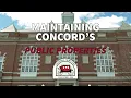 Maintaining Concord s Public Properties