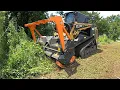 MULCHING PANDORA S BOX FIRST TIME MULCHING FOR THIS OVERGROWN LOT WITH THE TMC CANCELA