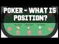 Poker Position Explained - What is Position in Poker