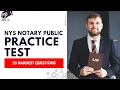 NYS Notary Public Exam Preparation Course - Practice Test Review 25 Hardest Questions