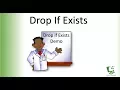 Drop If Exists Demo