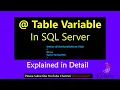table variable sql server table variable sql server declare table declare table