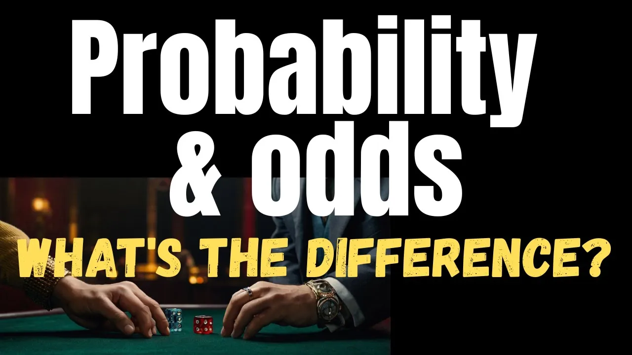 Difference between PROBABILITY & ODDS -- Very Basic!