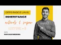Lecture 6 Inheritance Super class Sub class OOPs using JAVA