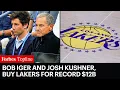 Billionaires Josh Kushner And Bob Iger Buy The Los Angeles Lakers For A Record 12 5 Billion Deal