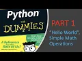 Hello World Simple Math Operations - Python For Dummies Part 1