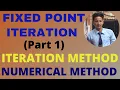 Fixed Point Iteration Method in Nepali Part 1 Iteration Method Numerical Method