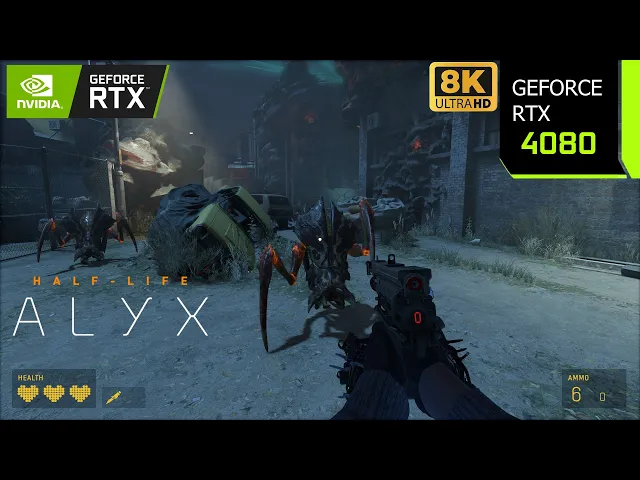 Half-Life: Alyx NoVR Mod | RTX 4080 8K Ultra Settings | i7 10700F | PC Performance