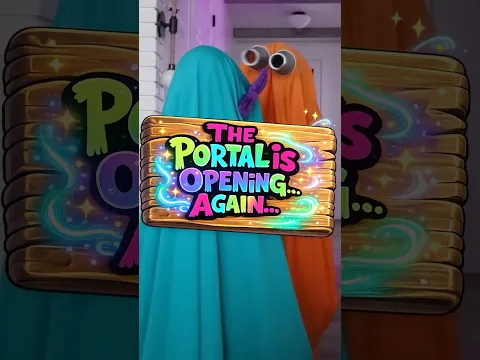 Adley OPENED the RAiNBOW GHOST PORTAL again...!