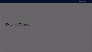 Modules and external objects