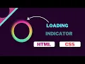 Designing a Neumorphic Gradient Loading Indicator with HTML and CSS Gradient Loader Step-by-Step