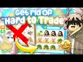 How to GET RID OF HARD TO TRADE PETS in Adopt Me FAST EASY