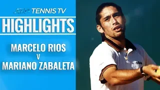 Rios beats Zabaleta in Five-Set Epic Hamburg Final 1999 EXTENDED HIGHLIGHTS