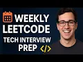 Weekly Leetcode Solving for US FAANG Tech Interviews Arrays Strings Hashmaps