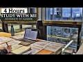 Download Lagu 4 HOUR STUDY WITH ME at the LIBRARY | University of Glasgow|Background noise, 10 min break, no music