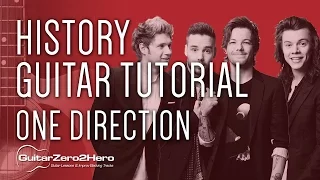 Download History One Direction Guitar Tutorial Lesson Acoustic - Easy MP3