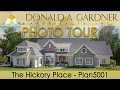 One-story house plan with four bedrooms and Craftsman style The Hickory Place
