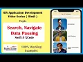 AutoComplete Search UITextField with Navigation and Data Passing in Swift 5 XCode Hindi Easy