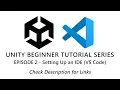 Unity for Beginners - How to set up VS Code in Unity