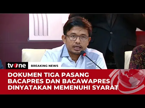 KPU Resmi Tetapkan Prabowo-Gibran, Ganjar-Mahfud & Anies-Muhaimin Sebagai Capres-Cawapres 2024