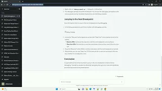 How to jump to next breakpoint in Pydev Python debugging