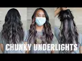 Chunky Underlights Tutorial 90 s Inspired Peekaboo Color
