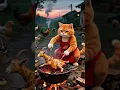 Download Lagu #viral‼️Funny action of orange cat hunting goat😆#trending #cat #shorts #funny #animation #fyp #cute