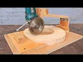 Download Lagu Circular saw idea anyone will be amazed by that/ Homemade woodworking tool with angle grinder