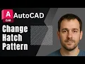 AutoCAD How to Change Hatch Pattern 2025 Tutorial