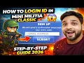 How to Login ID in Mini Militia Classic Step-by-Step Guide 2026