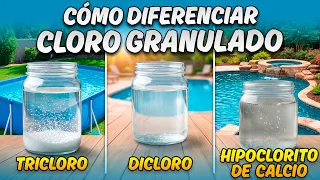 Así se diferencia qué cloro granulado tienes