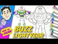 How to Draw BUZZ LIGHTYEAR Toy Story - Cute Easy Steps Learn