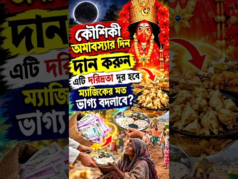 কৌশিকী অমাবস্যার দিন দান করুন এটি দরিদ্রতা দূর হবে ম্যাজিকের মত ভাগ্য বদলাবে? #Kaushikiamavasya